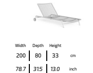 TALENTI | MOON//ALU SUNBED - $4,561.00