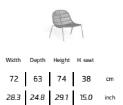 TALENTI | PANAMA LIVING CHAIR - $2,330.00