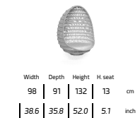 TALENTI | PANAMA EGG CHAIR - $9,318.00