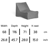 TALENTI | SACCO 1-SEATER BEANBAG - $1,499.37 - $1,673.37