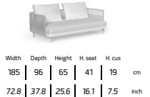 TALENTI | SLAM//ROPE SOFA - $10,330.00