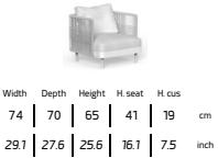 TALENTI | SLAM//ROPE LIVING ARMCHAIR - $5,292.00