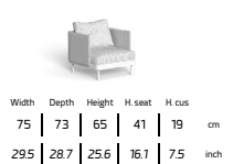 TALENTI | SLAM LIVING ARMCHAIR - $3,161.54