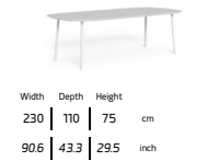 TALENTI | SLAM DINING TABLE - $3,217.65 - $4,442.00