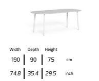 TALENTI | SLAM DINING TABLE - $3,217.65 - $4,442.00