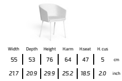 TALENTI | SLAM DINING ARMCHAIR - $1,241.49