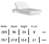 TALENTI | SLAM SUNBED - $4,179.84