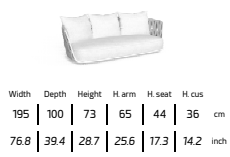 TALENTI | SWIPE SOFA - $12,901.00