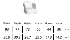 TALENTI | SWIPE ARMCHAIR - $3,731.46 - $4,691.72