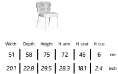 TALENTI | SWIPE  DINING CHAIR - $1,059.09