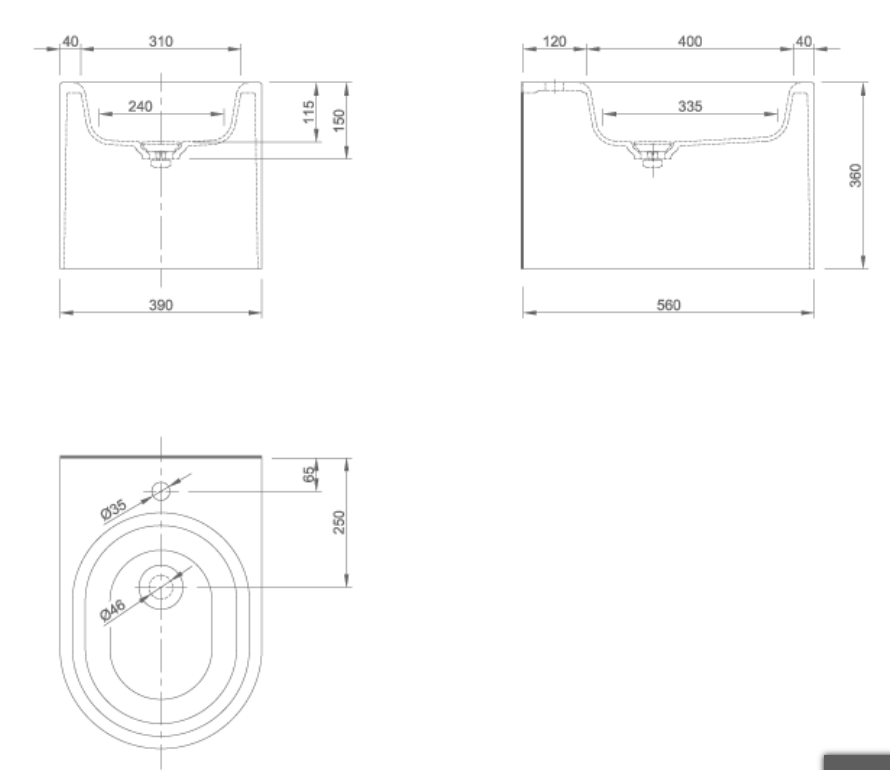 PRIME FLOATING BIDET | PIETRA CASA BRAND | $4,437.05