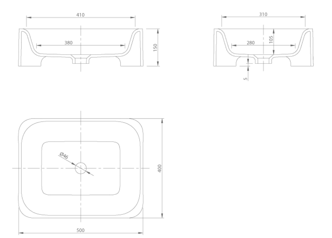FEEL COUNTERTOP WASH BASIN | PIETRA CASA BRAND | $2,287.01