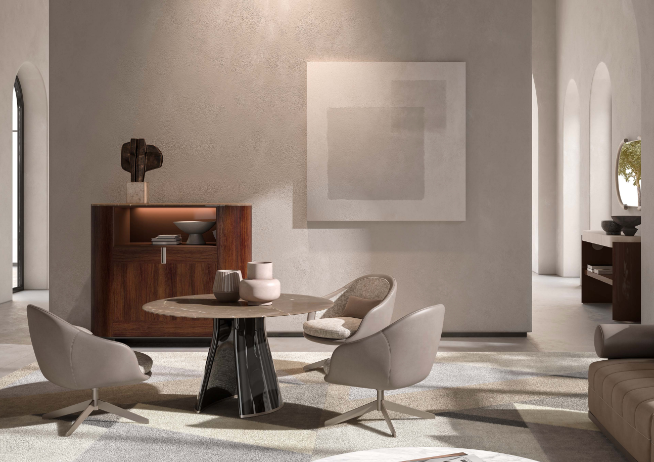 TALOS ROUND LOUNGE DINING TABLE I $17,419.28