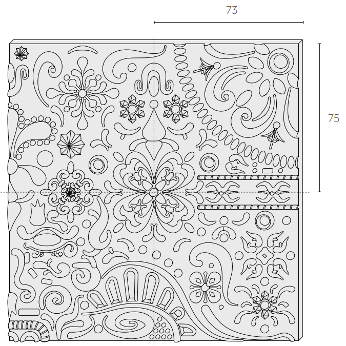LITHEA | CALTAGIRONE TILE | $7,356.17 PER MSQ