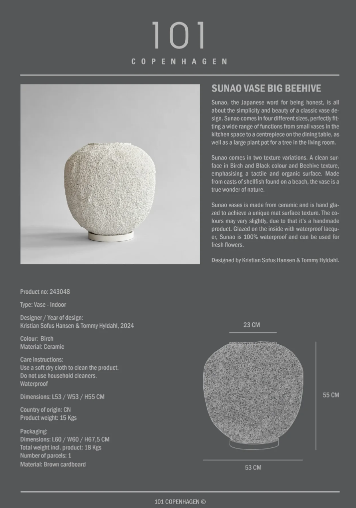 SUNAO VASE, BEEHIVE I $95.00 - $845.00