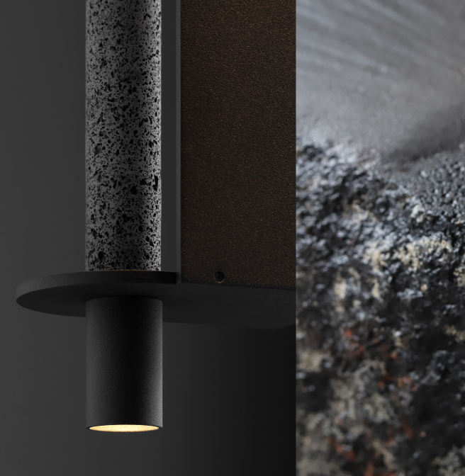 META MATTE BLACK | Step Vertical Pendant by David Pompa from $6,564.00