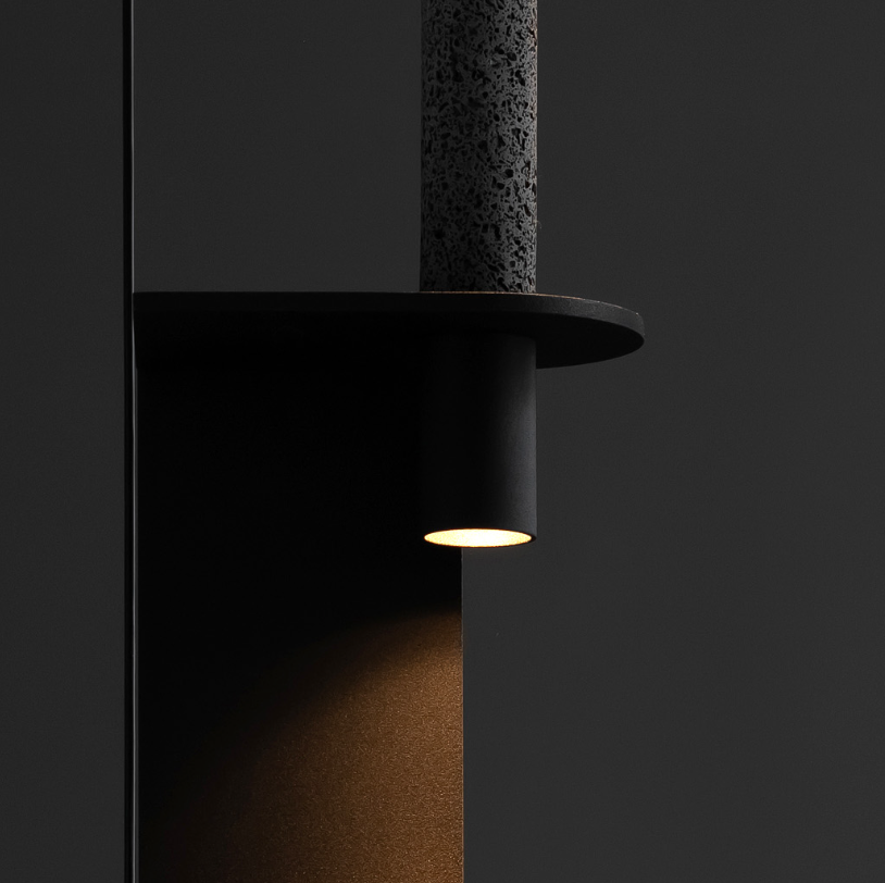 META MATTE BLACK | Step Vertical Pendant by David Pompa from $6,564.00