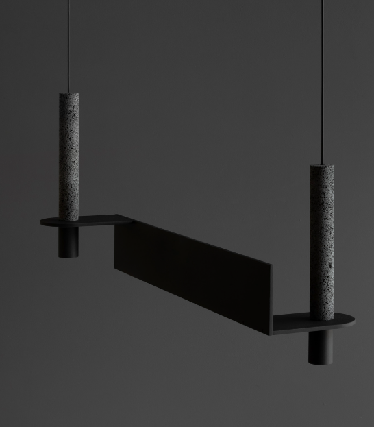 META MATTE BLACK | Step Parallel Pendant by David Pompa from $6,564.00