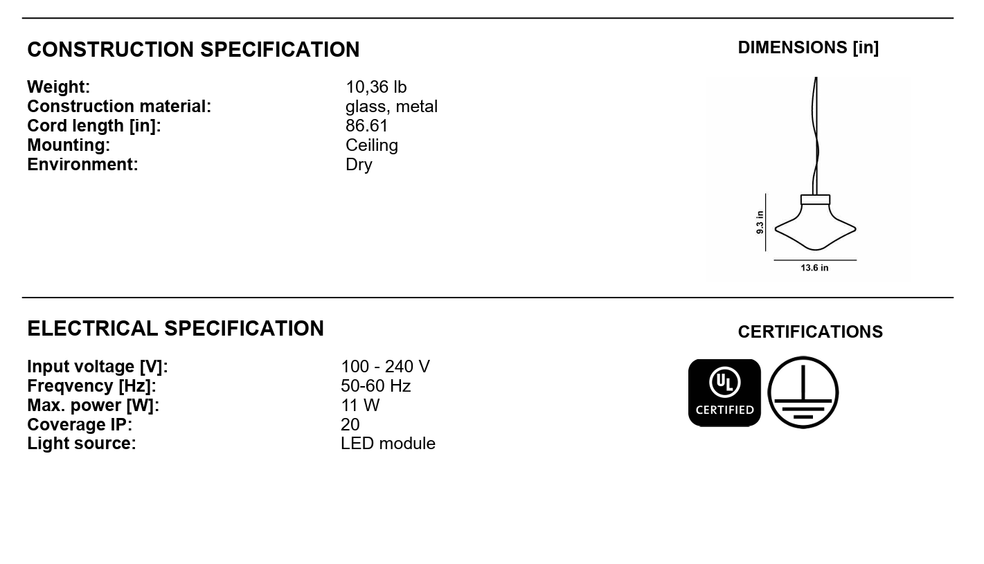 BROKIS | TROTTOLA PENDANTS | $4,249.00 - $5,155.00