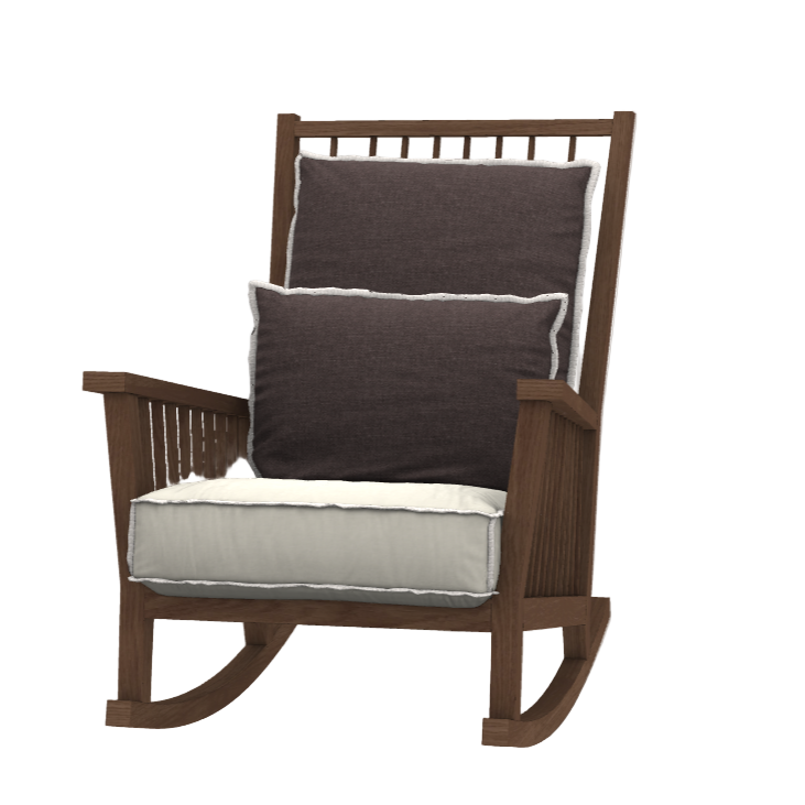 GERVASONI | ROCKING ARMCHAIR GRAY 09 $5,790.00