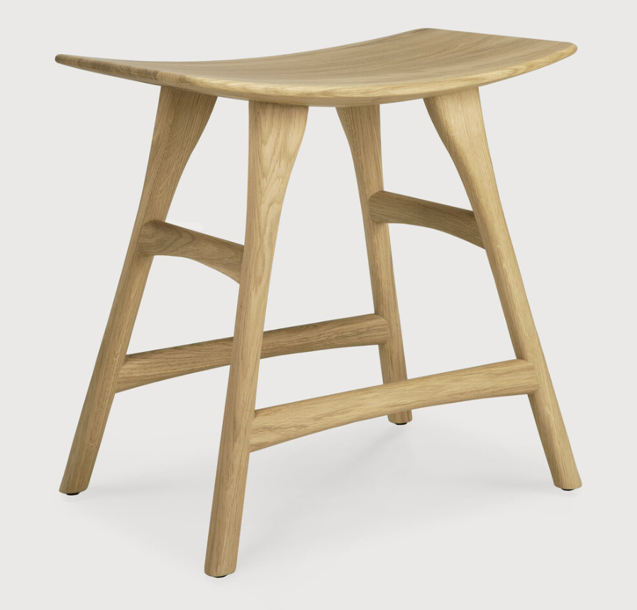 ETHNICRAFT OSSO DINING STOOL - OAK | $559.00