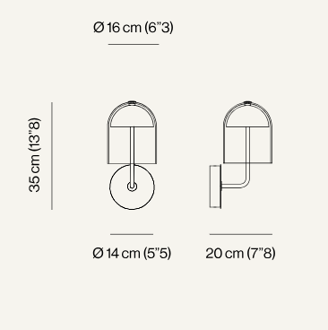 VENICEM | DOMA WALL LIGHT | $3,140.00