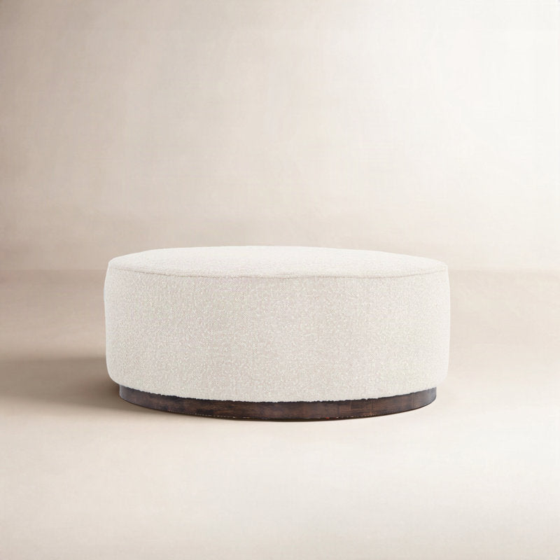 Sinclair Large Round Ottoman by Four Hands - detail