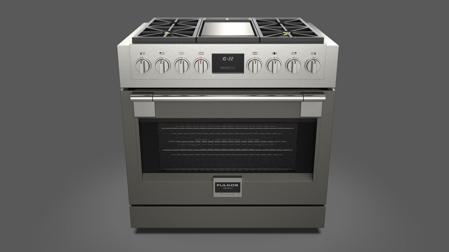 FULGOR MILANO | 36" Freestanding Professional Gas Range - $7,799.00 - $9,028.00