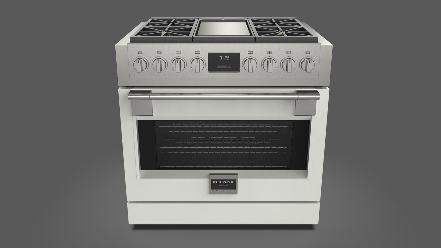 FULGOR MILANO | 36" Freestanding Professional Gas Range - $7,799.00 - $9,028.00