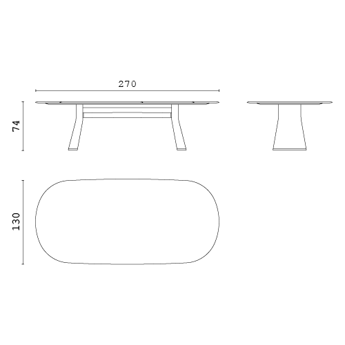 TALOS RECTANGULAR DINING TABLE I $29,300.00