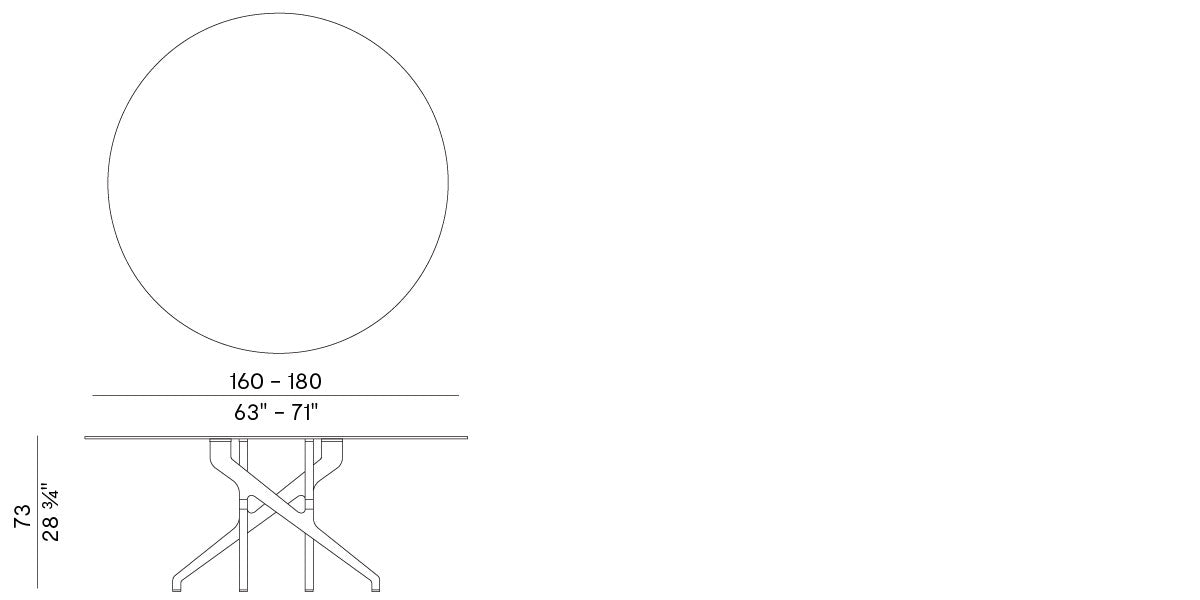 POTOCCO | Torso Dining Table