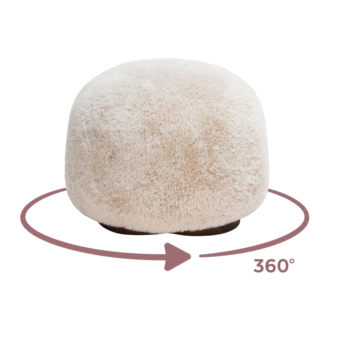 TOV FURNITURE | Oopa Swivel Ottoman | Starting at $374.22