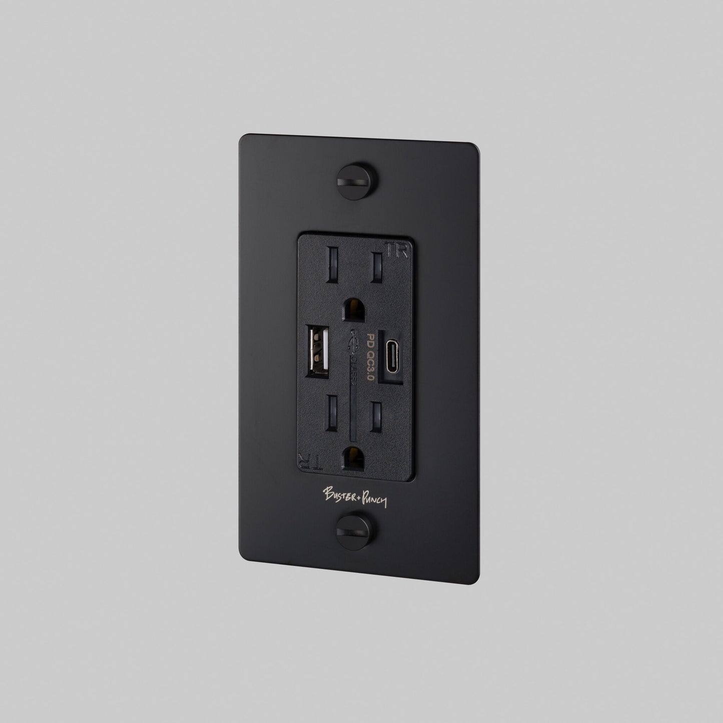 BUSTER + PUNCH | 1G COMBINATION DUPLEX OUTLET AND USB A + C CHARGER  - $121