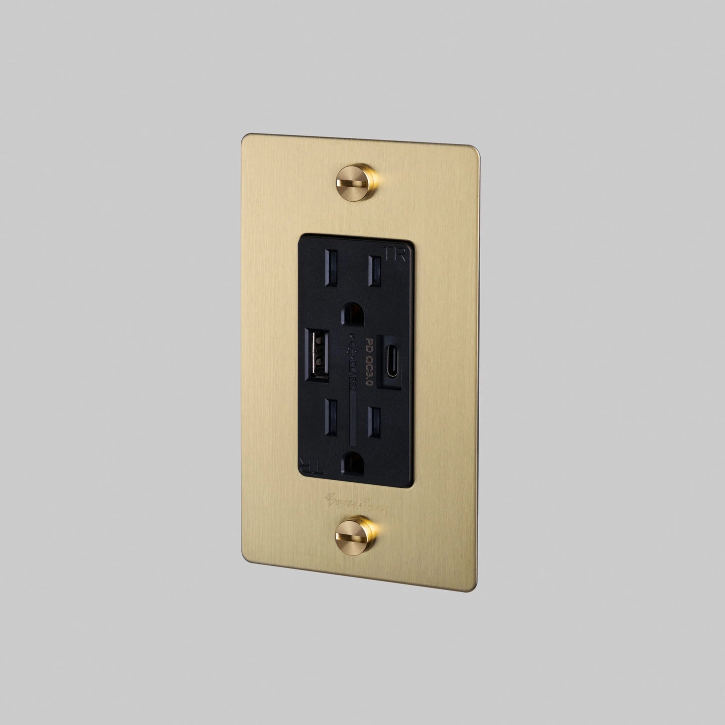 BUSTER + PUNCH | 1G COMBINATION DUPLEX OUTLET AND USB A + C CHARGER - $121