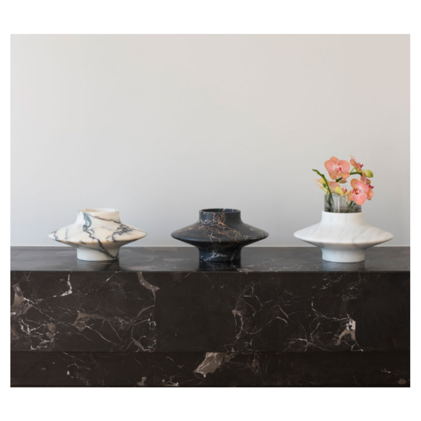oOumm I GAMMA MARBLE CANDLE HOLDER I $2,380.00