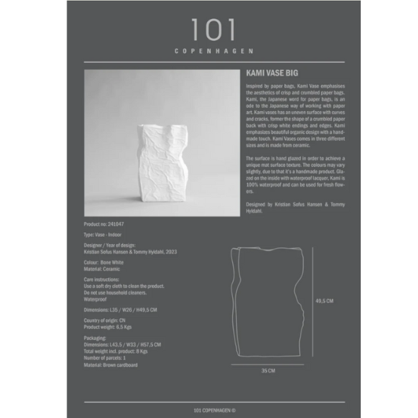 101 COPENAHGEN I KAMI VASE I $115.00 - $425.00