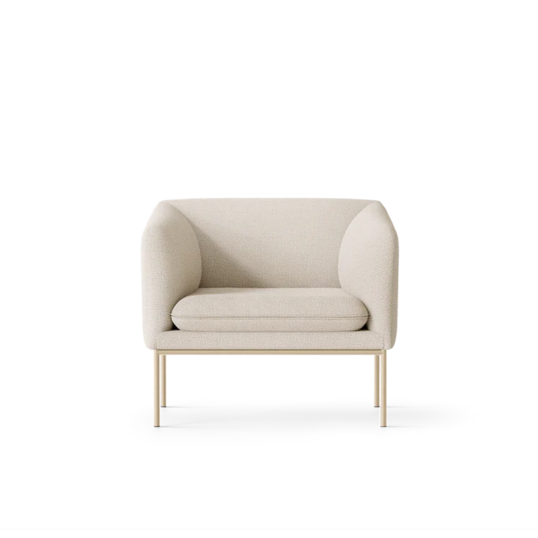 FERM LIVING | TURN 1-SEATER - CASHMERE - BOUCLE - OFF-WHITE | $2,929.00