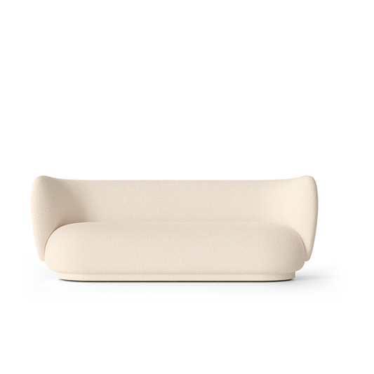 FERM LIVING | RICO SOFA 3 - WOOL BOUCLE - OFF-WHITE | $5,959.00