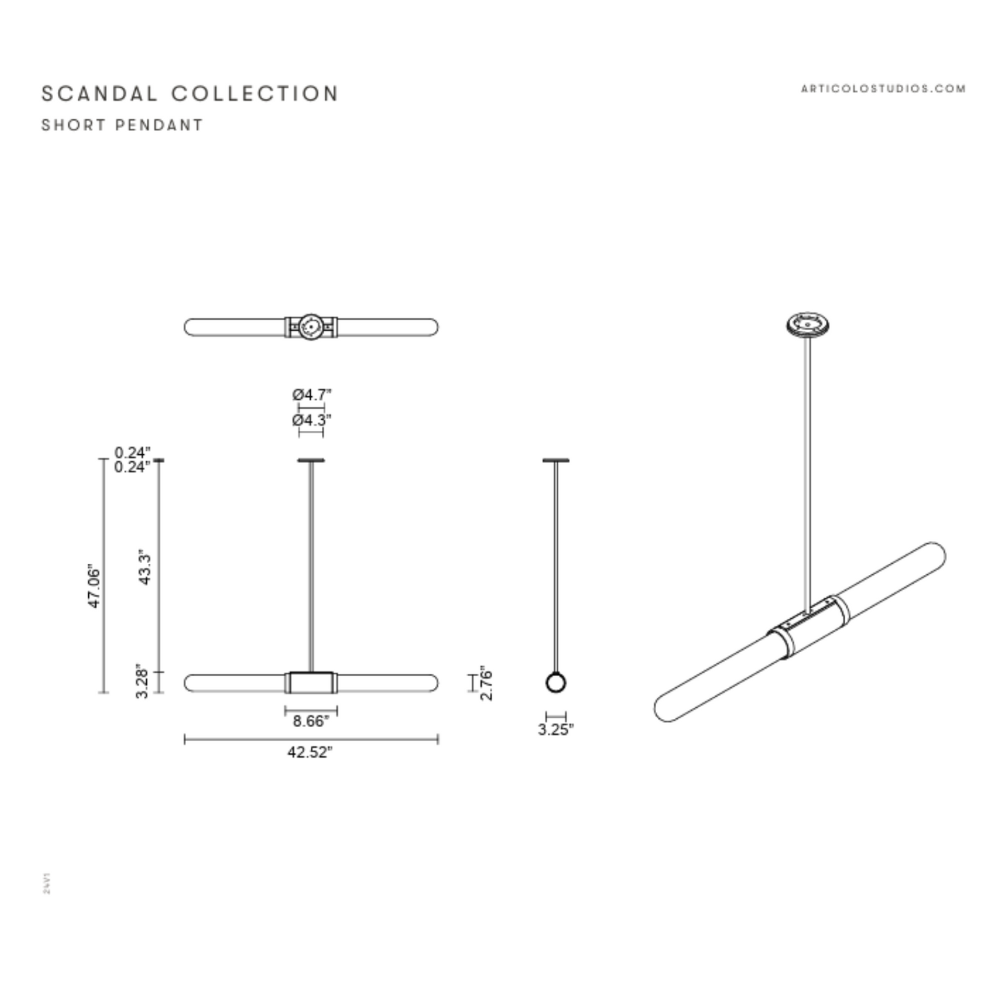 ARTICOLO I SCANDAL PENDANT