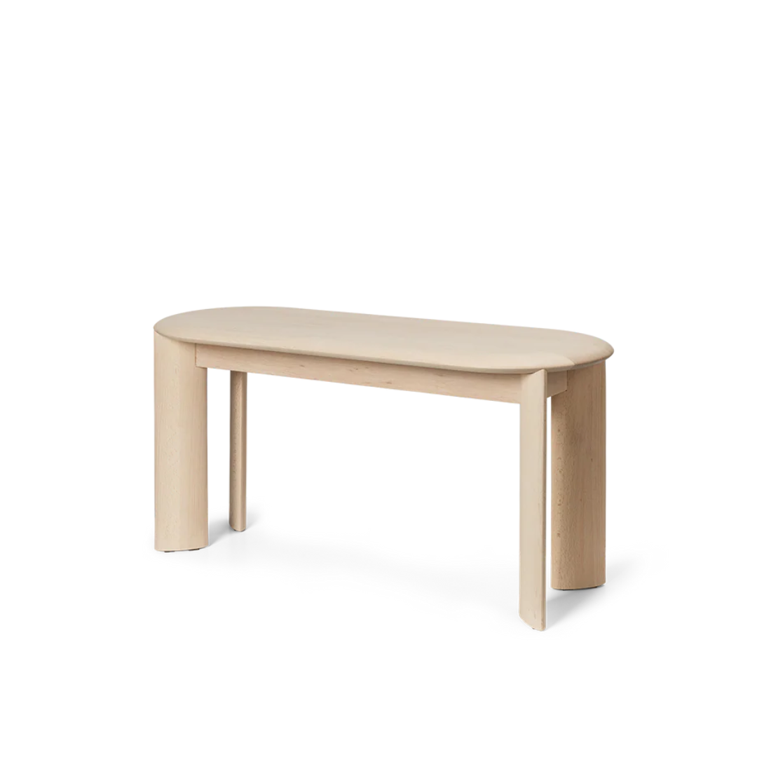 FERM LIVING | BEVEL BENCH - WHITE OILED BEECH | $975.00