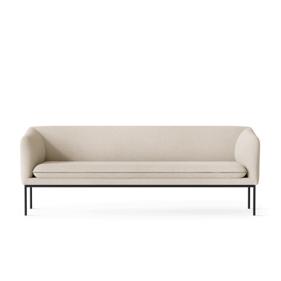 FERM LIVING | TURN SOFA 3 - BOUCLE - OFF-WHITE | $4,689.00