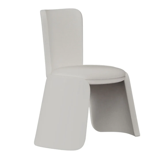 SECOLO | INGE WHITE LEATHER CHAIR | $3,655