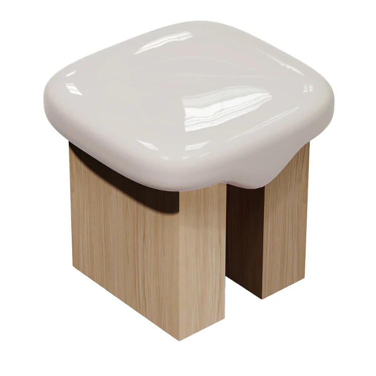 SECOLO | WAX OFF-WHITE STOOL | $4,295