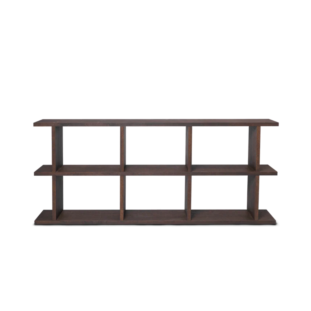 FERM LIVING | KONA BOOKCASE 3X2 - DARK STAINED OAK | $1,659.00