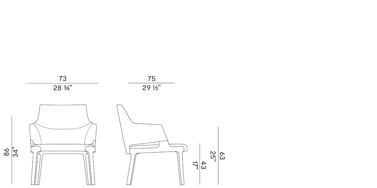 POTOCCO | Velis Armchair