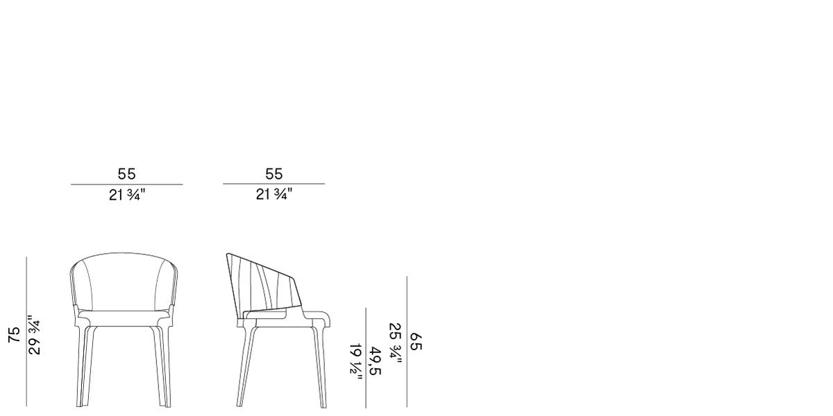 POTOCCO | Velis Wood Dining Chair