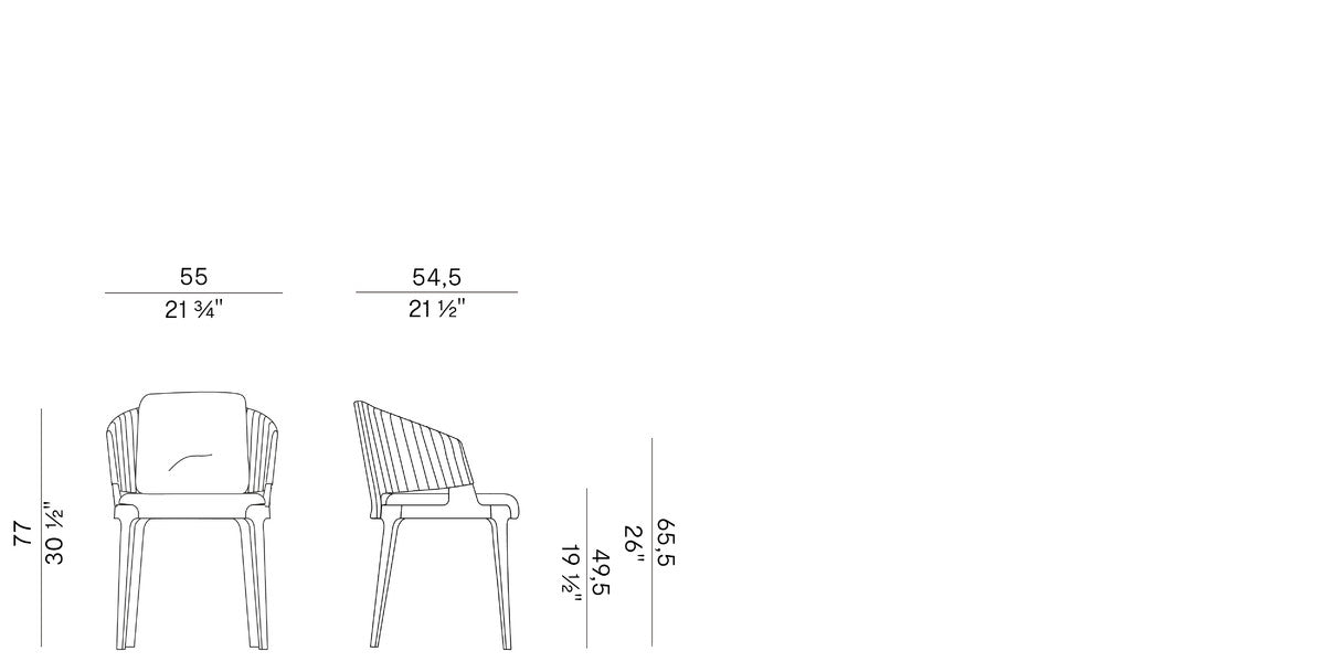 POTOCCO | Velis Dining Chair