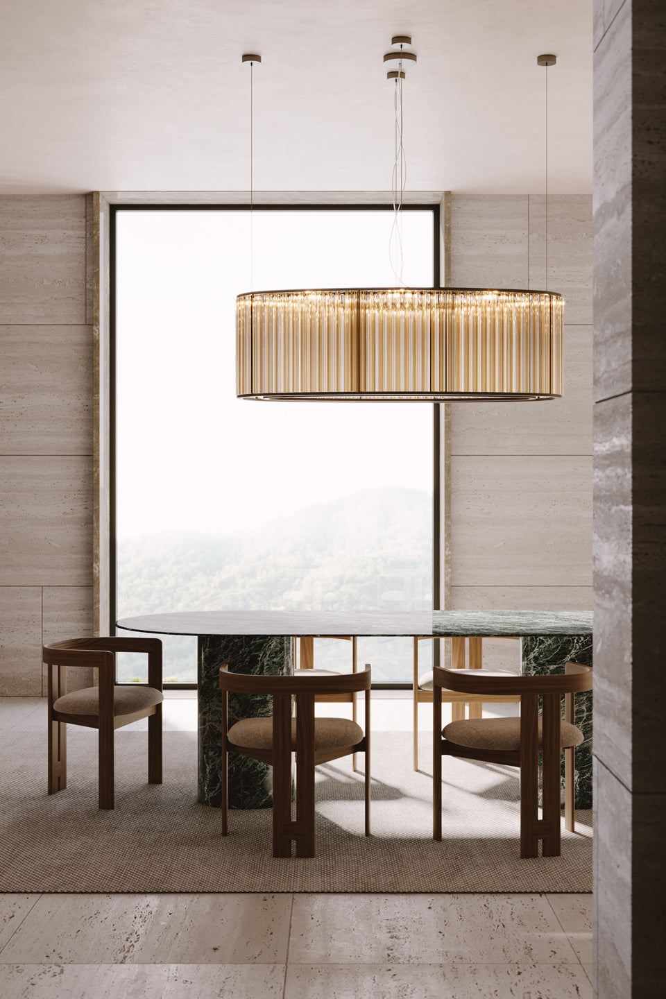 VENICEM | ELLIPTICAL CROWN LAMP - $59,136.00