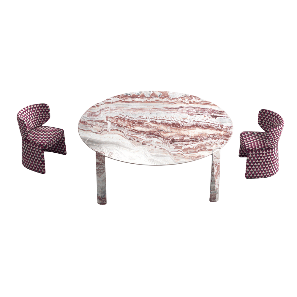 VICTOR ROUND DINING TABLE I $78,950.08
