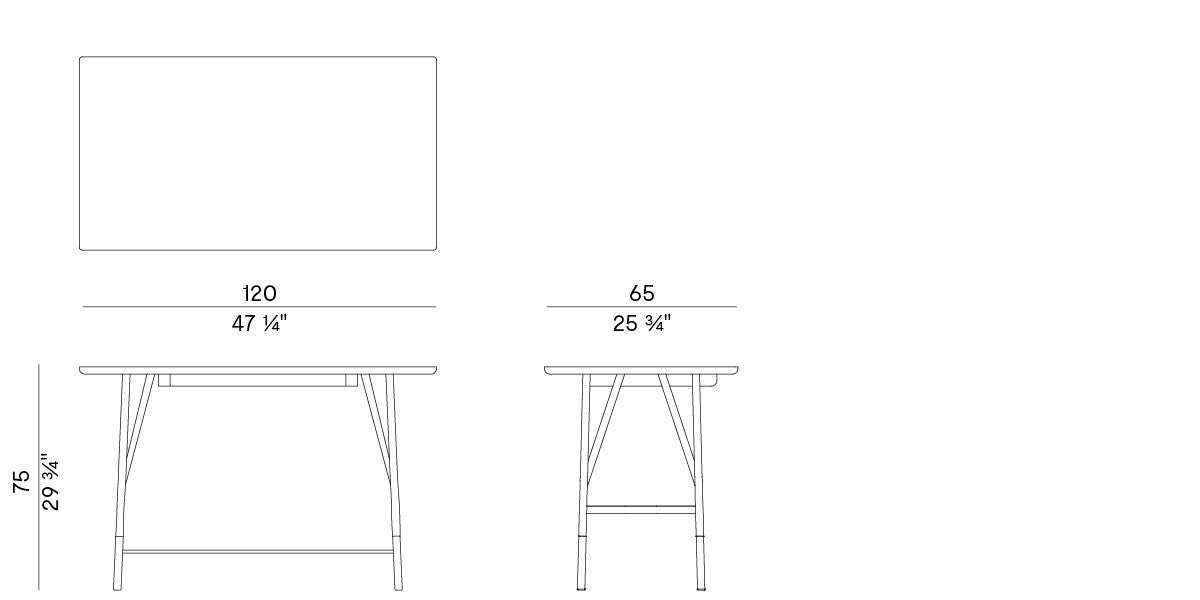 POTOCCO | Wood_Y Desk